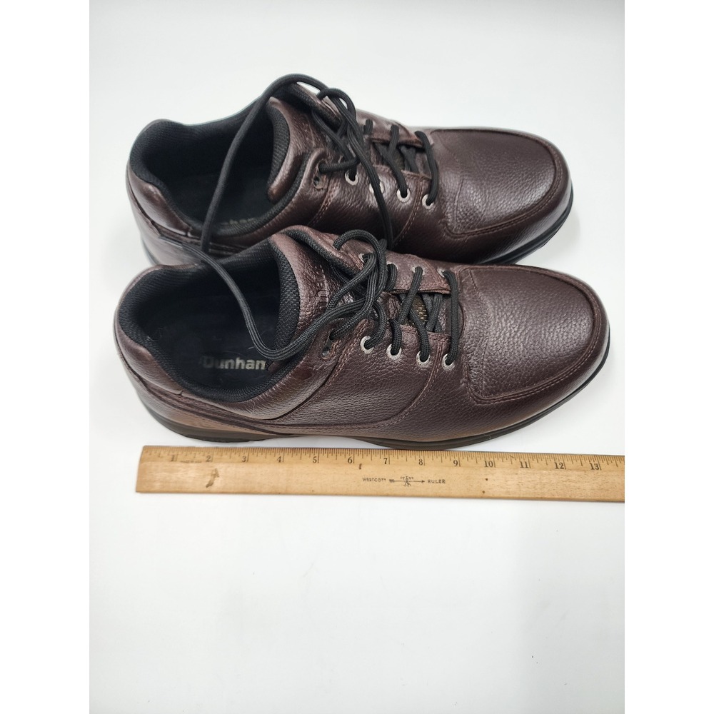 Dunham Burlington 8000BP Mens Brown Leather Waterproof Oxford Shoes 14 6E Wide - Picture 8 of 12